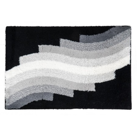 Bathroom mat Streak Black 60x90 cm