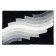 Bathroom mat Streak Black 60x90 cm