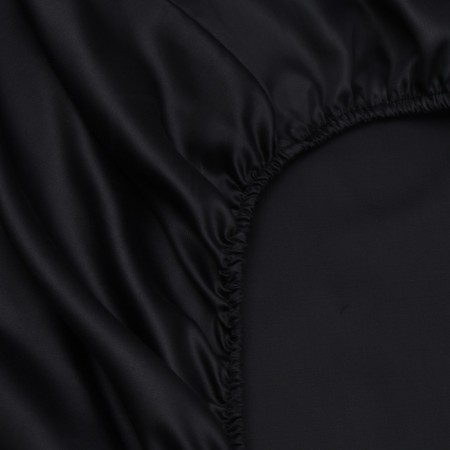Slip on the elastic band SL Home Tencel 180*200+30 cm, col. black-5