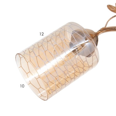 Caty Caty 3x60W E27 gold 48x48x28cm-5