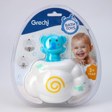 Bath toy "Elephant on a Cloud", with a spray-4