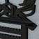 Moars with a shelf "karate" black color, 42.5x27.5 cm
