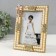 Photo frame 3083 10x15 cm "Pearls" plastic, col. gold