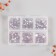 Decor for creativity Glass "Rhinestones. Dark pink" d = 2-4.8 mm nr 1188 pcs 6x8x1.5 cm