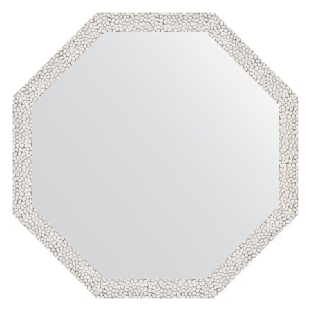 Mirror in the baguette frame, white minting 46 mm, 68.2x68.2 cm