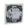 Luazon Lighting "Antei" switch, 10 A, 2 keys, hidden, white