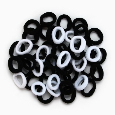 Hair elastic bands "Mahrushka", Panda, 50 pcs.-4