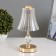 Table lamp sensory "aspira" LED 10W battery gold 12x12x30 cm