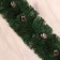 Garland coniferous "fireplace" cones silver d -30 cm length -160 cm