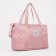 Sports bag with lightning, with an increase, external pocket, pink color