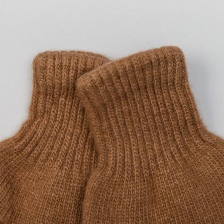 Female gloves from Mongolian wool, red, size 17-19-1