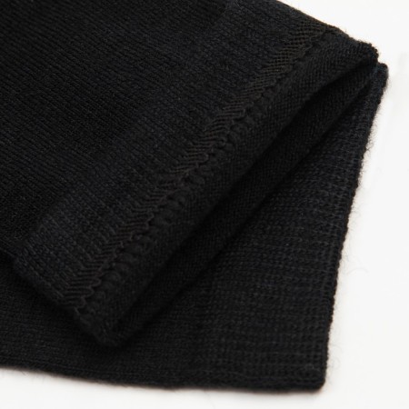 Men's socks of woolen "Super fine", black color, size 44-46-2