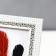 Photo frame plastic 10x15 cm "Mosaic and gold mica" 18.5x13.8 cm