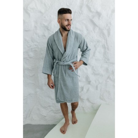 Tainted male bathrobe, size 48, mint color