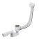 Alcadrain A51BM-80, automatic, 800 mm, white bathtub siphon
