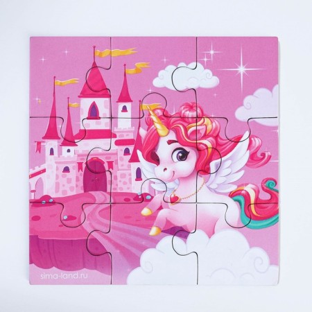 Set: notebook - coloring, crayons 4 pcs. "Magic unicorn"-3