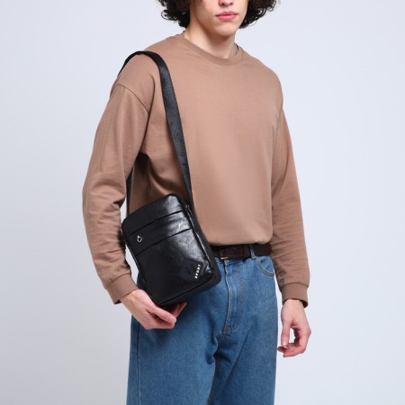 Male bag, black color-5