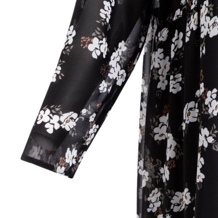 Women's dress Midy Mist Plus-Size, R.54, Black-7