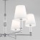 Ceiling Lamp EUROSVET CONSO 60145/6, E14, 6x40W, 800x800x550 mm, chromium color