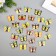 Magnet Plastic "Butterfly Single Wings Yellow" 4.5 cm