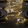 Garland "Mishura" 2 m Rosa, IP20, silver thread, 100 LED, glow warm white, USB