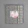 Pearls self -adhesive, d = 3/4/5/6 mm, 165 pcs on the sheet on the sheet, the color is white