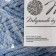 Knitting cord 100% polyester, width 5 mm 100m (jeans)