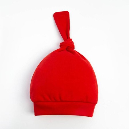 Baby cap I am "My first New Year", red, size 48-3