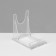 Universal adjustable small stand, 10 × 6 × 2.5 cm, 3 mm plexiglass