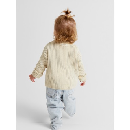 Cardigan Knitted baby I, r.86-92, beige-5