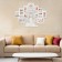 Wall watches with photo frames "Family tree", silent, 82 x 58 cm, aa