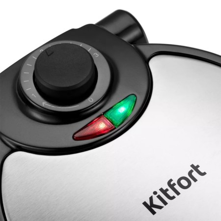 Electric waffle box KitFort KT-1679, 950 W, Belgian, black-4