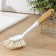 Brush for dishes Meli, 8 × 6.5 × 29 cm, bamboo handle, beige color