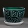 Pot floral abstraction green 1.65 liters