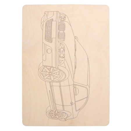 Set of boards for creativity "Machines" 5 pcs. A4, 3 mm format-8