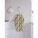 Apron of a kitchen with a photo print "Color combination with circles", adjustable, size OS