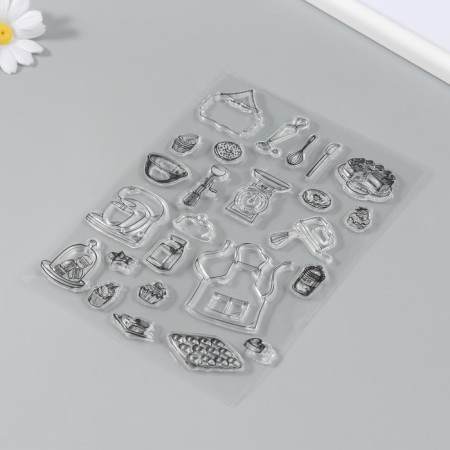 Stamp for creativity Silicon "Confectioner" 14.5x20 cm-1