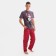 Pajama New Year's male kaftan "rock", gray color, size 52