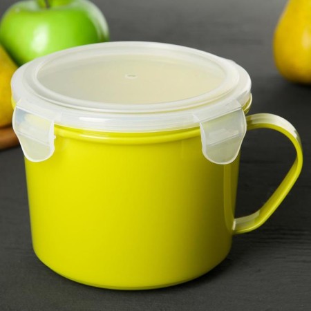 Container - a mug for the refrigerator and microwave TAKE & GO, 850 ml, color mix-7