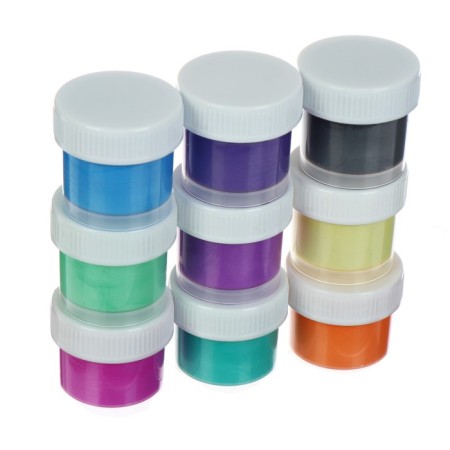 Paint on fabric, set of 9 colors x 15 ml, beam, pearl, water -based acrylic, water -based acrylic-1