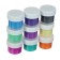 Paint on fabric, set of 9 colors x 15 ml, beam, pearl, water -based acrylic, water -based acrylic