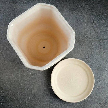 Flower pot "Square" 4l-2