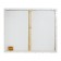 Canvas on the subframe, cotton 100%, 1.6 x 40 x 50 cm, acrylic soil, medium -grained, 380 g/m²