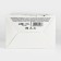 Package-carrier for flowers with a plastic window, “only for you”, white, 30 x 12 x 8 cm
