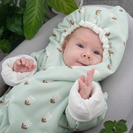 Kinderlitto children's overalls “New fantasy. Flowers ", height 74-80 cm-2