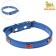 Collar "bachelor" 37 x 1.5 cm, artificial leather, dark blue
