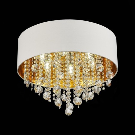Ceiling lamp ST LUCE. SL1350.502.06. Lacchia. 6x40 watts, E14, 50x50x42.5 cm, chromium color-6