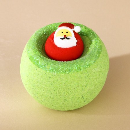 New Year. A bomb for a bath with a toy, 140 g, mix-7