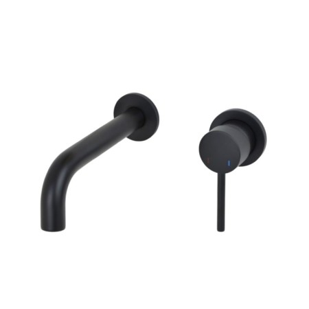 Bronze de Luxe Scandi 14511b shell mixer, built -in, pour 193 mm, black