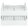 A set of paper trays horizontal Starong Istanus, 2 pieces, on metal rods, white